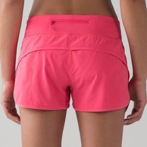 Lululemon Speed Short 2 1/2" Lip Gloss Sz 8 Stretch Athletic